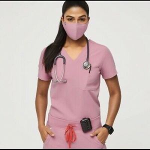 Figs Catarina Chalk Pink XS